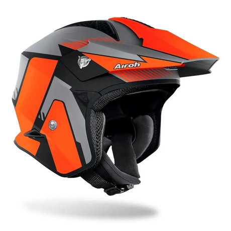 Airoh Trrs Pure Orange Matt Trials Helmet