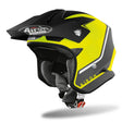 Airoh TRRS Keen Yellow Matt Trials Helmet featuring a lightweight design and vibrant yellow matte finish