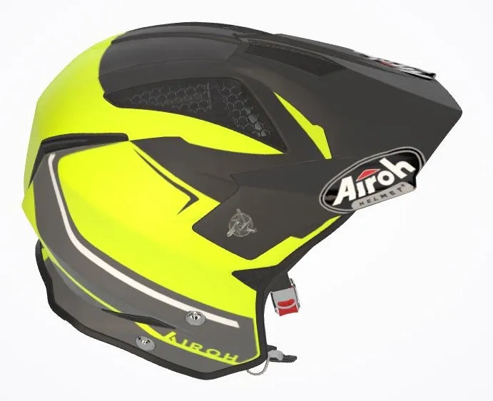 Airoh Trrs Keen Yellow Matt Trials Helmet