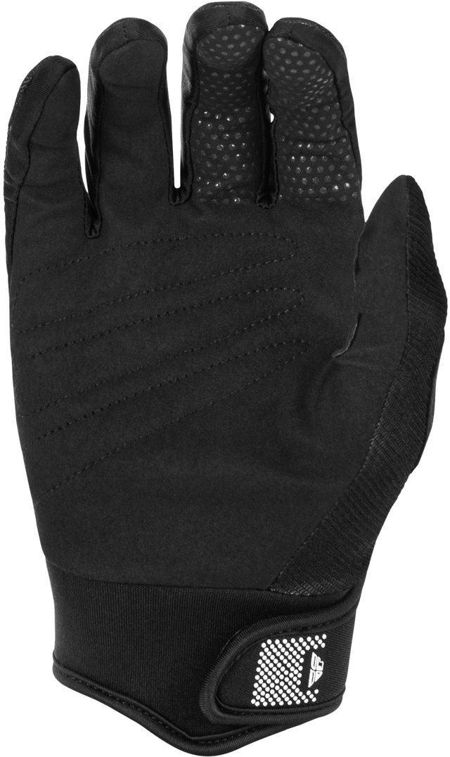 F-16 2026 Youth Gloves - Black/White V2
