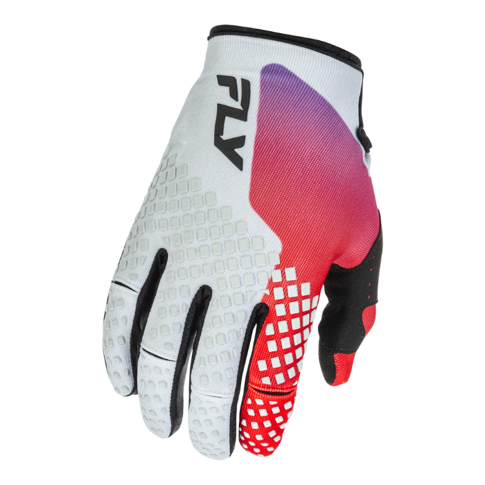 Kinetic 2026 Youth Gloves - Grey/Red/Purple/Black
