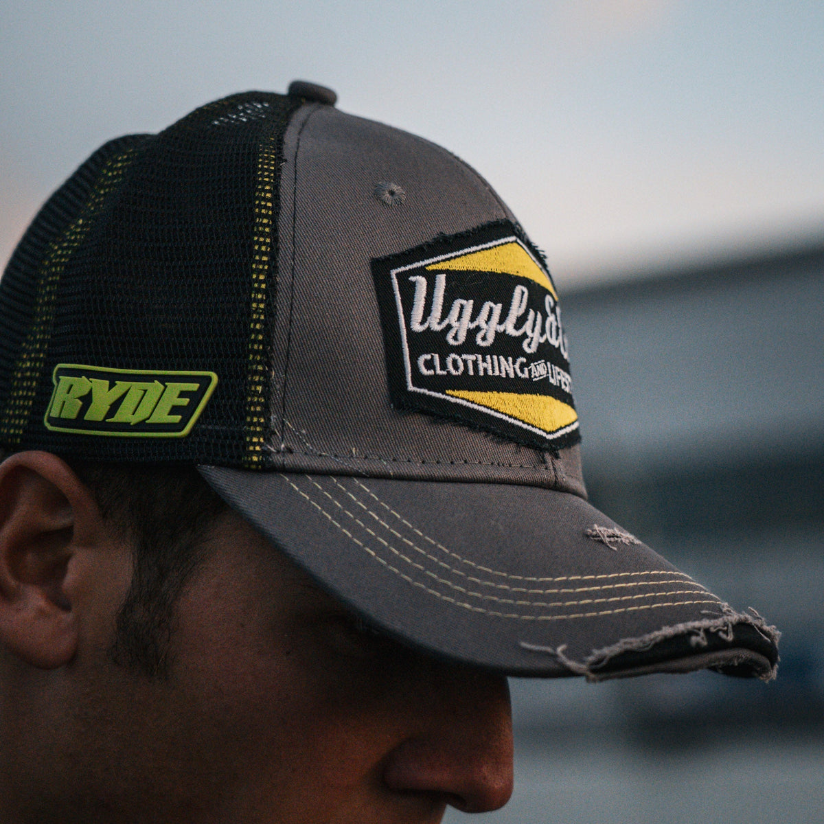 Dark Grey Diamond Trucker Hat x Kyle Ryde #1