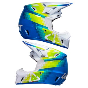 LEATT HELMET MOTO 7.5 V26 PIXEL BLUE