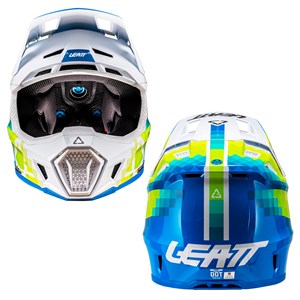 LEATT HELMET MOTO 7.5 V26 PIXEL BLUE