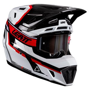 LEATT HELMET MOTO 7.5 V26 WHITE/RED