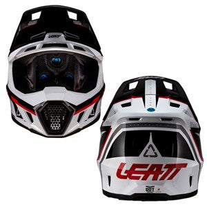 LEATT HELMET MOTO 7.5 V26 WHITE/RED