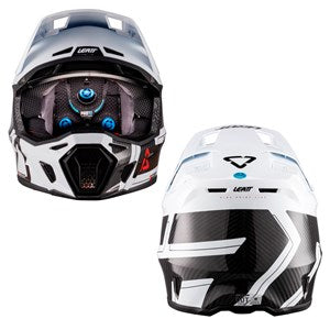 LEATT HELMET MOTO 9.5 V26 CARBON/WHITE