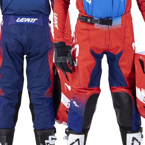 LEATT PANT YOUTH MOTO 4.5 ROYAL BLUE/RED