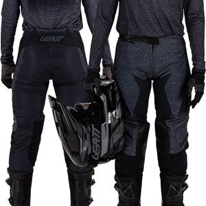 LEATT PANT YOUTH MOTO 4.5 STEALTH BLACK/GREY