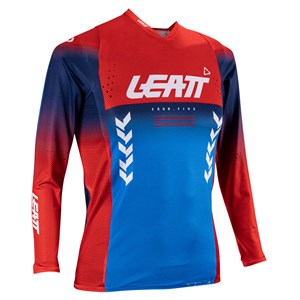 LEATT SHIRT YOUTH MOTO 4.5 ROYAL BLUE/RED
