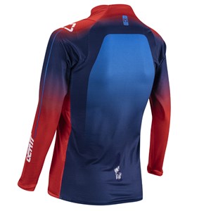 LEATT SHIRT YOUTH MOTO 4.5 ROYAL BLUE/RED