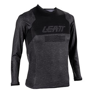 LEATT YOUTH SHIRT MOTO 4.5 STEALTH BLACK/GREY