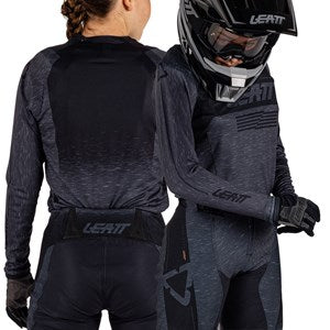 LEATT YOUTH SHIRT MOTO 4.5 STEALTH BLACK/GREY