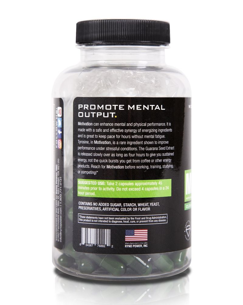 Ryno Power Motivation Capsules 60ct