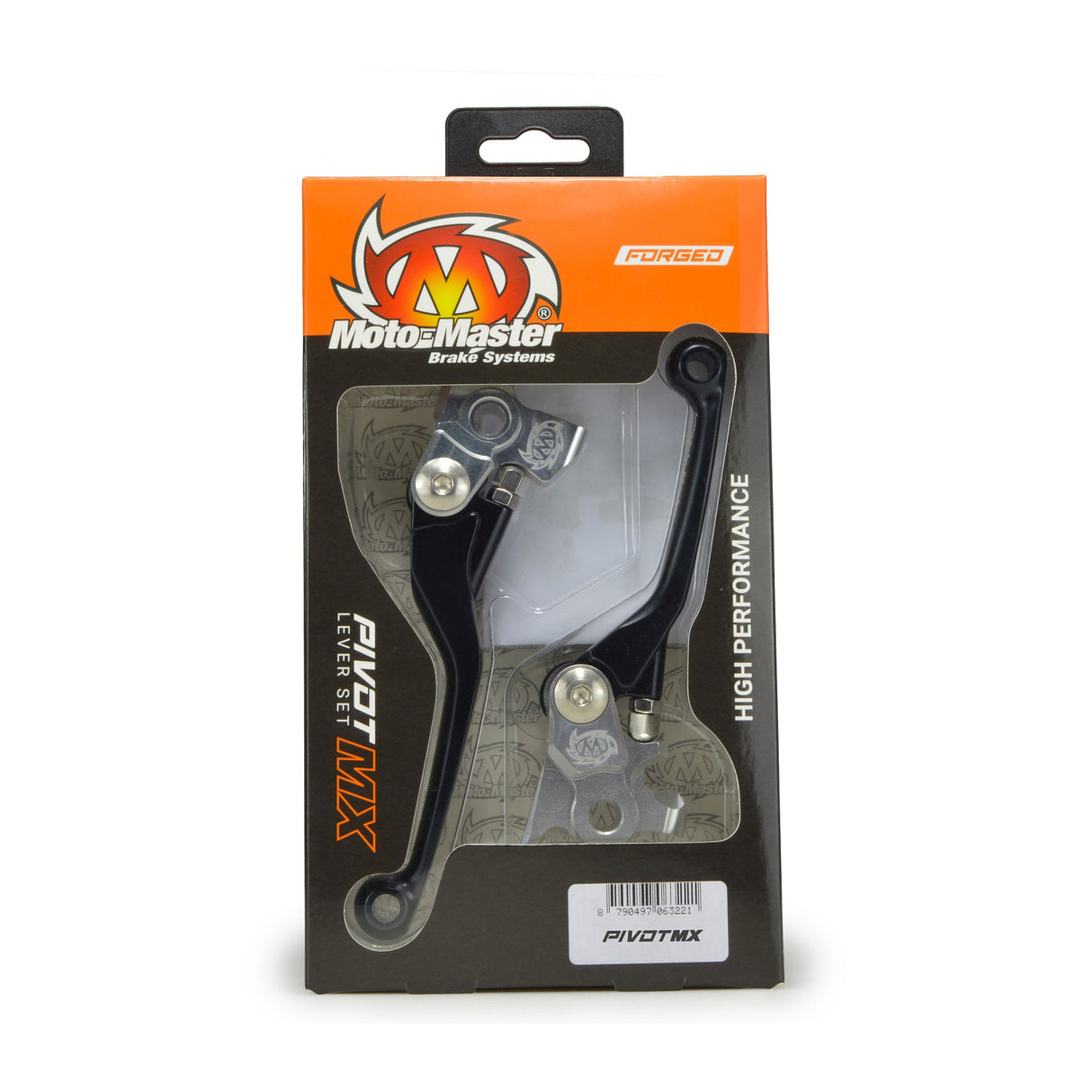 Moto-Master Pivot MX Lever Set - Forged Black - Honda - 101342