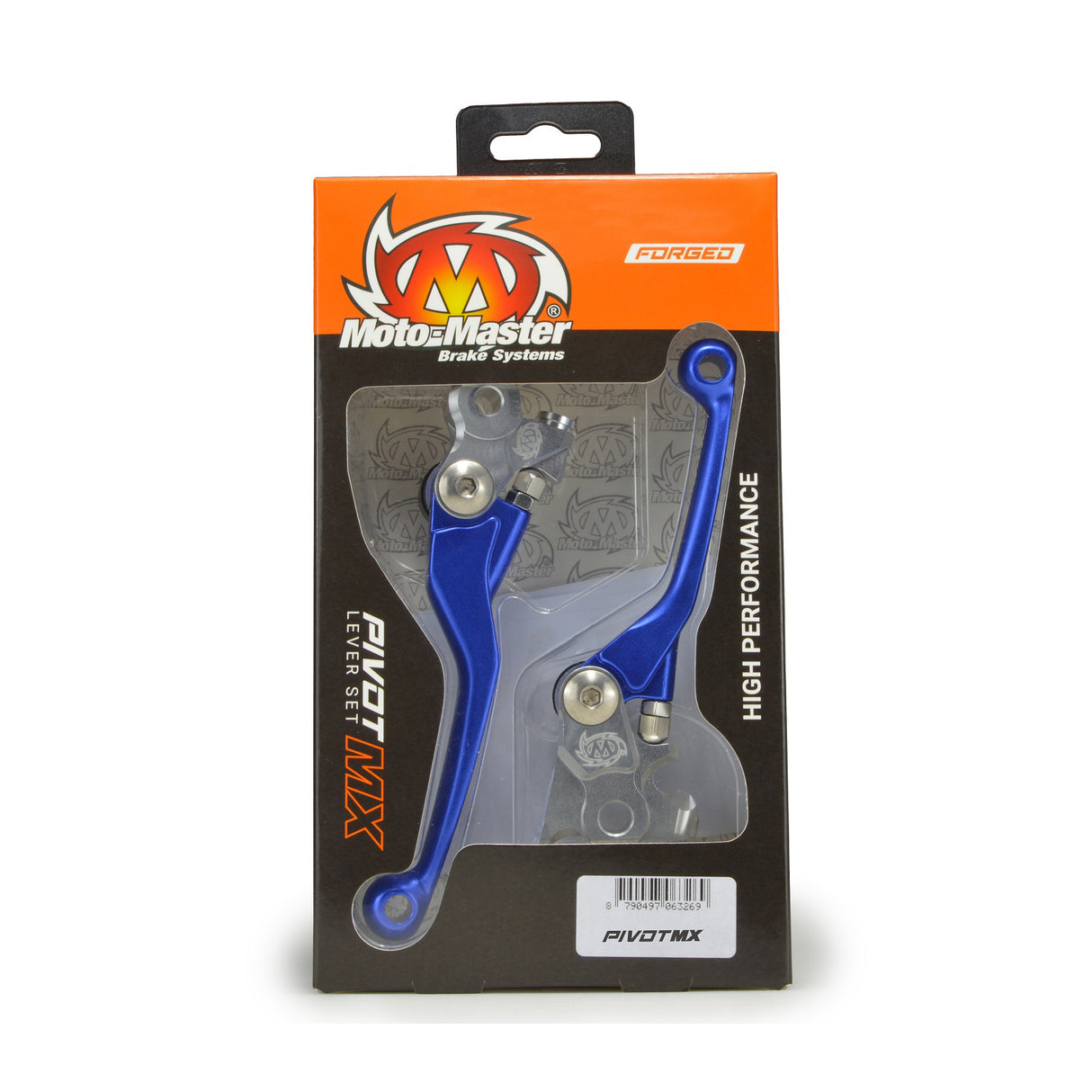 Moto-Master Pivot MX Lever Set - Forged Blue - Yamaha - 101384