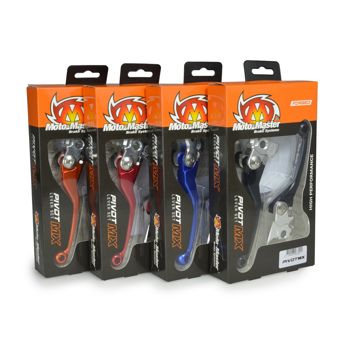 Moto-Master Pivot MX Lever Set - Forged Blue - GasGas/Husqvarna (Braktec) - 101784