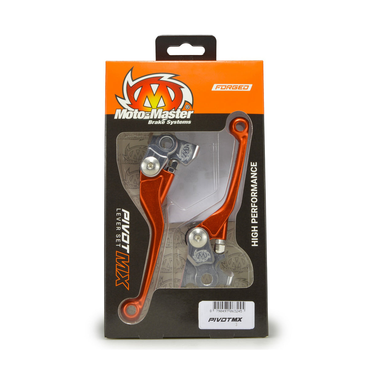 Moto-Master Pivot MX Lever Set - Forged Orange - SX85/TC85 - 101855