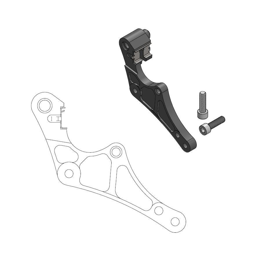 Moto-Master 211097 Caliper adapter bracket for OEM caliper