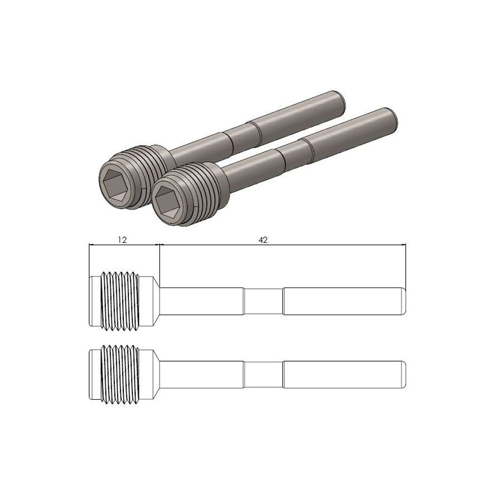 Moto-Master Brake Pad Pin - 213026