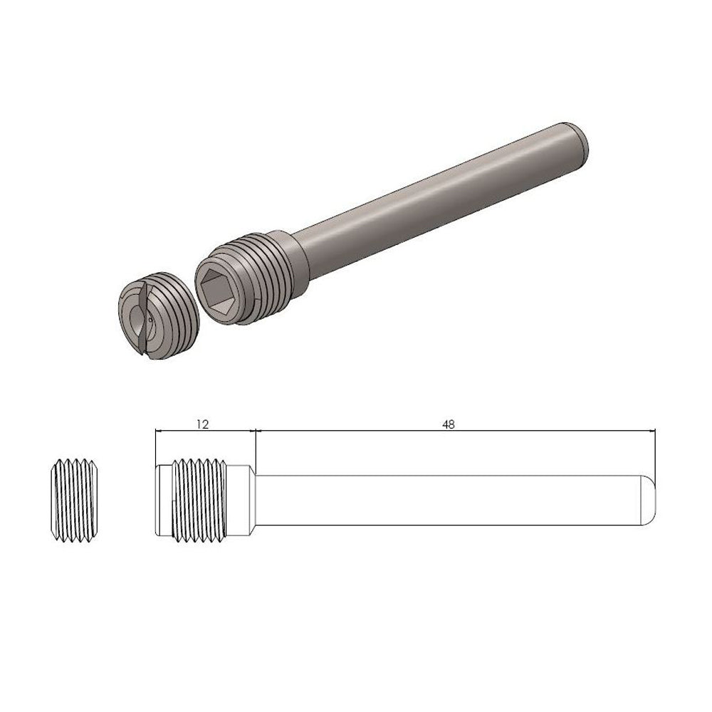 Moto-Master Brake Pad Pin - 213028