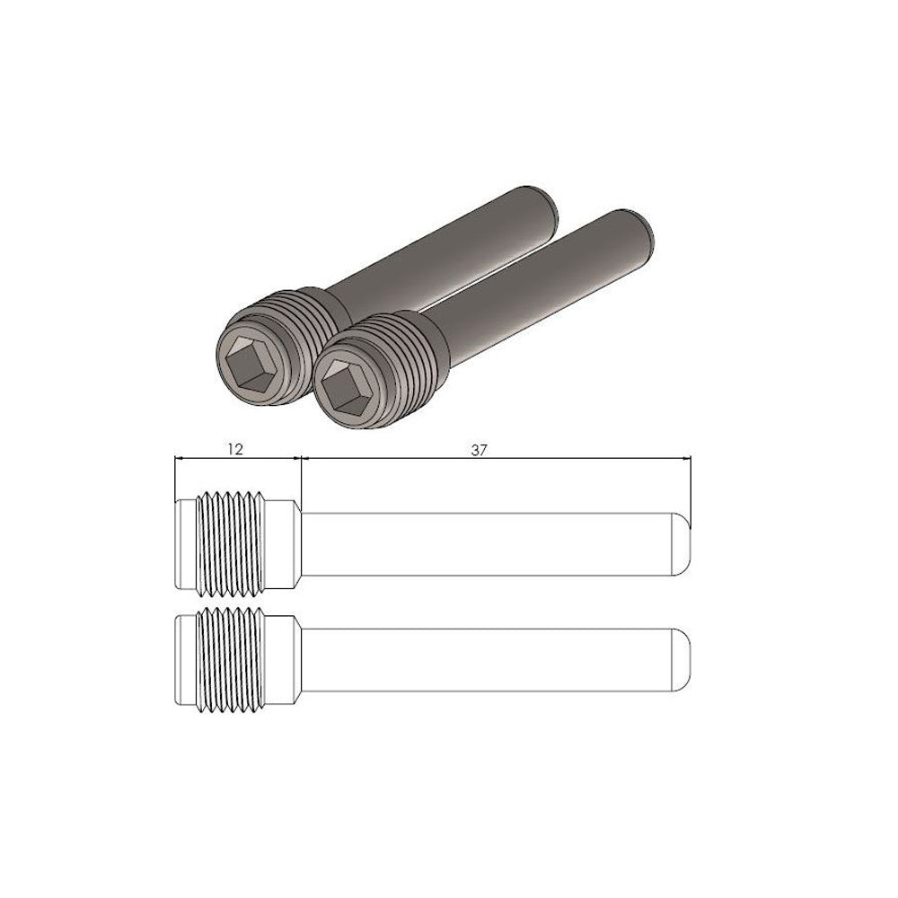 Moto-Master Brake Pad Pin - 213040