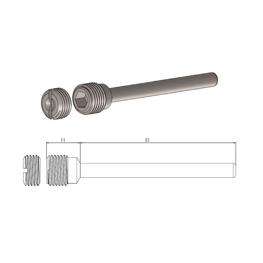 Moto-Master Brake Pad Pin - 213047