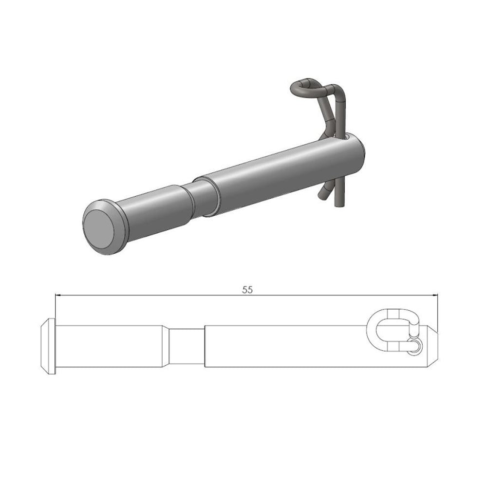 Moto-Master Brake Pad Pin - 213066 - Husqvarna 2018 Magura Front Caliper