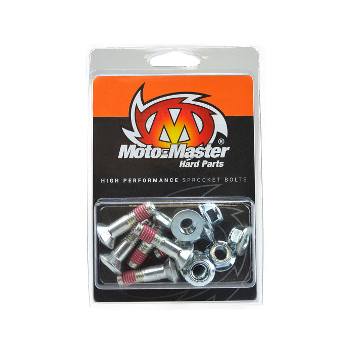 Moto-Master Japanese Sprocket Bolt Kit - 6 x M8-30mm Thread Bolt / 6 x M8-Flanged Fuji Lock Nut