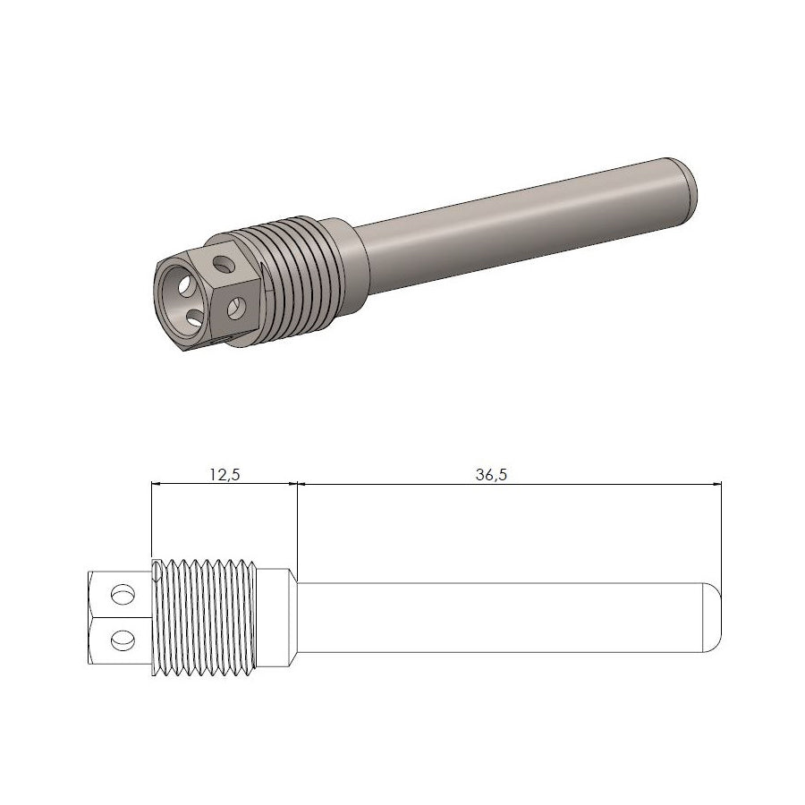 Moto-Master Brake Pad Pin - 213123 - Race-drilled Front - Kawasaki