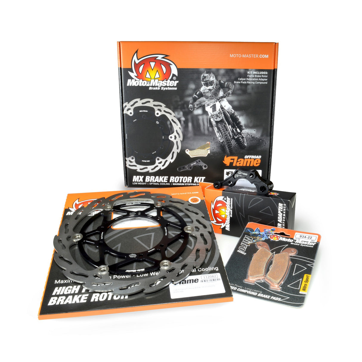 Brake Disc Kit - Floating 270mm - Husqvarna (2018-) Incl. Magura caliper clip (Disc/Adapter/Pads)