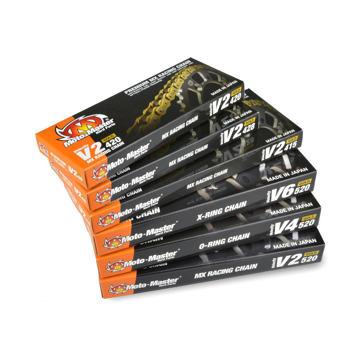 Moto-Master V2 415-130 Gold Chain (with Clip)