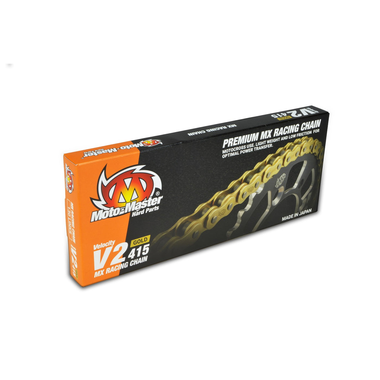 Moto-Master V2 415-130 Gold Chain (with Clip)