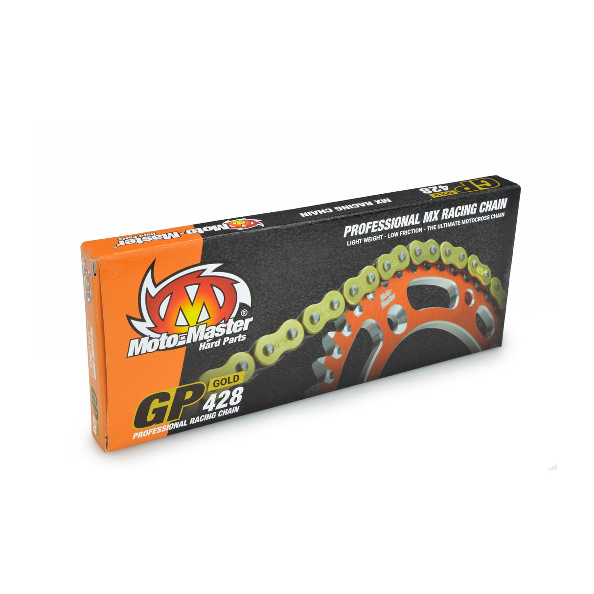 Moto-Master GP 428-134 Gold Chain (with Clip)