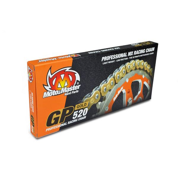 Moto-Master GP 520-118 Gold Chain (with Clip)