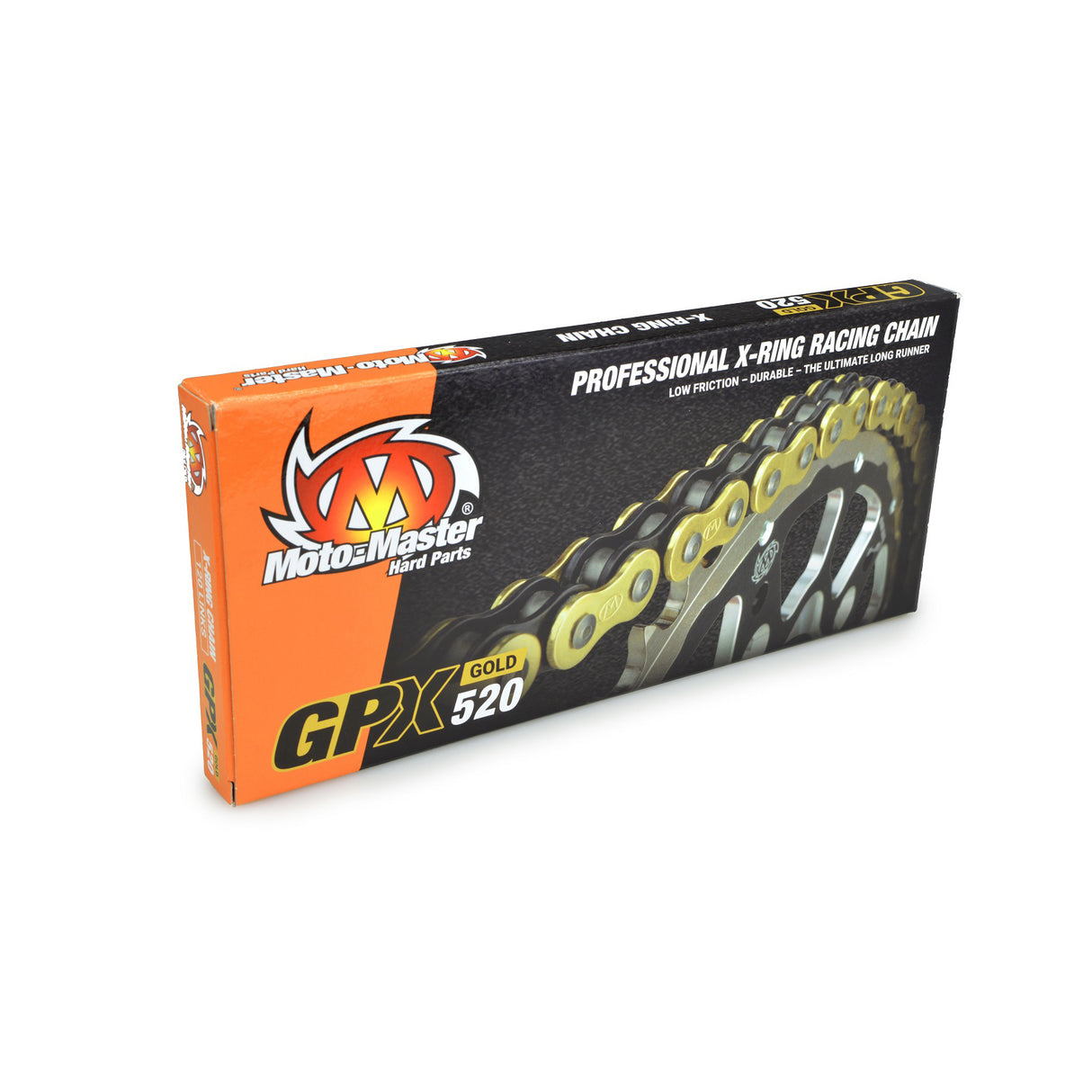 Moto-Master GPX 520-120 Gold Chain (with Clip)