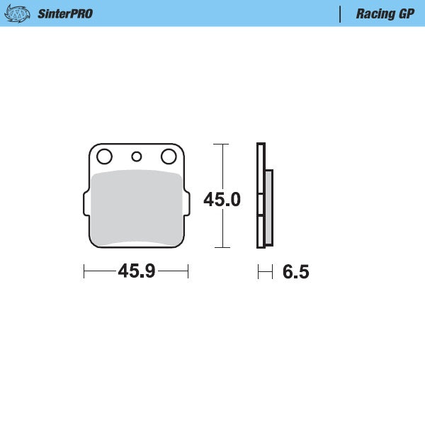 Moto-Master Racing GP 91012 SinterPRO Brake Pads