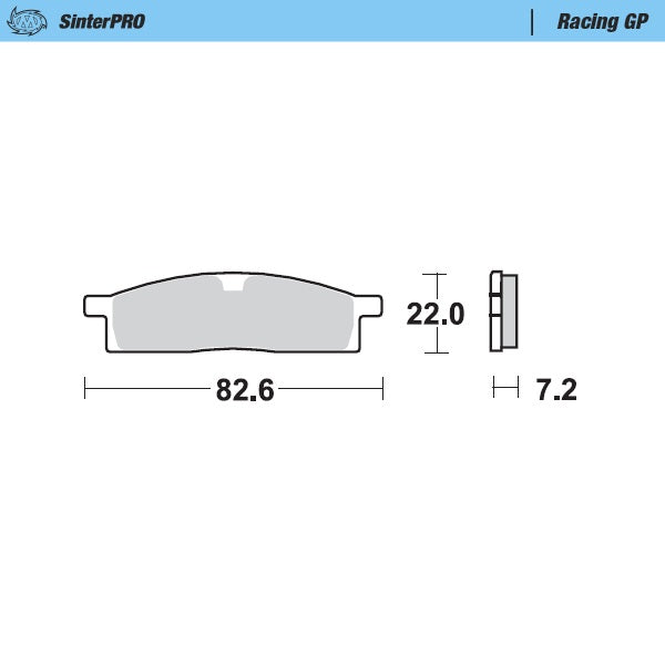 Moto-Master Racing GP 91212 SinterPRO Brake Pads