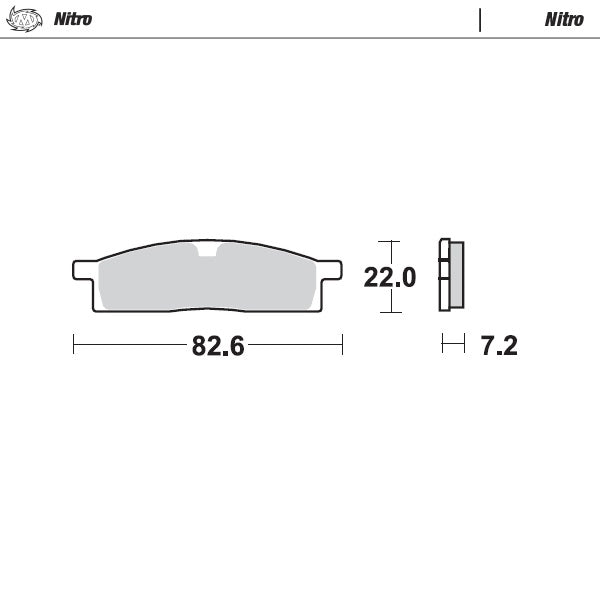 Moto-Master Nitro 91221 Brake Pads