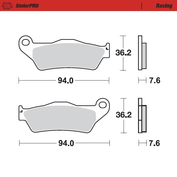 Moto-Master Racing 93011 SinterPRO Brake Pads