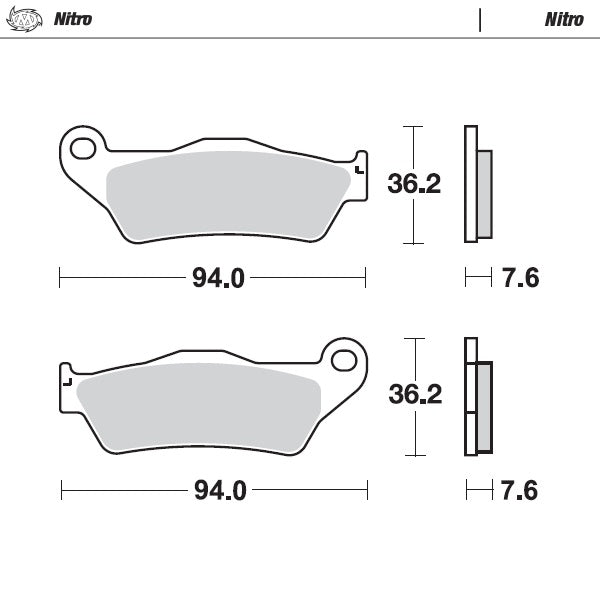 Moto-Master Nitro 93021 Brake Pads