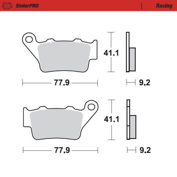 Moto-Master Racing 93211 SinterPRO Brake Pads