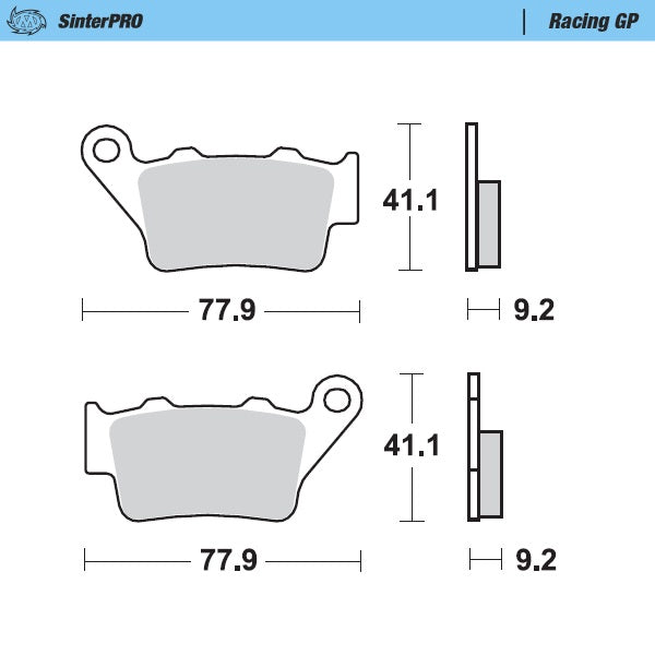 Moto-Master Racing GP 93212 SinterPRO Brake Pads