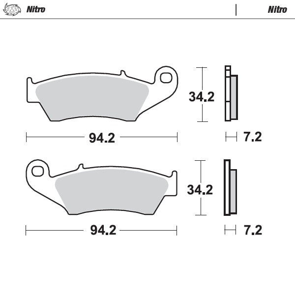 Moto-Master Nitro 93421 Brake Pads