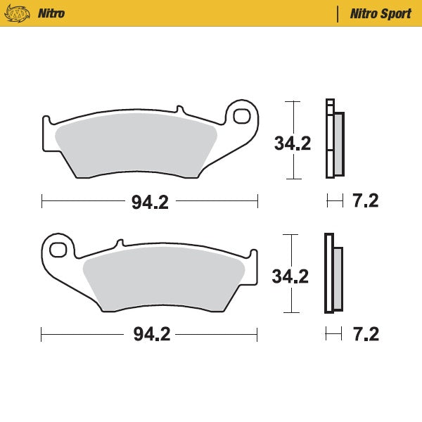 Moto-Master Nitro Sport 93422 Brake Pads