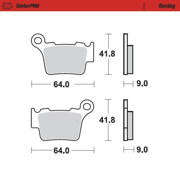 Moto-Master Racing 94411 SinterPRO Brake Pads