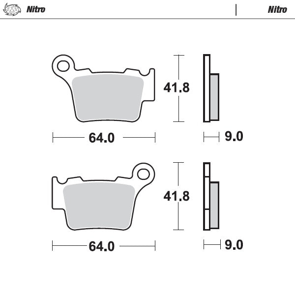 Moto-Master Nitro 94421 Brake Pads