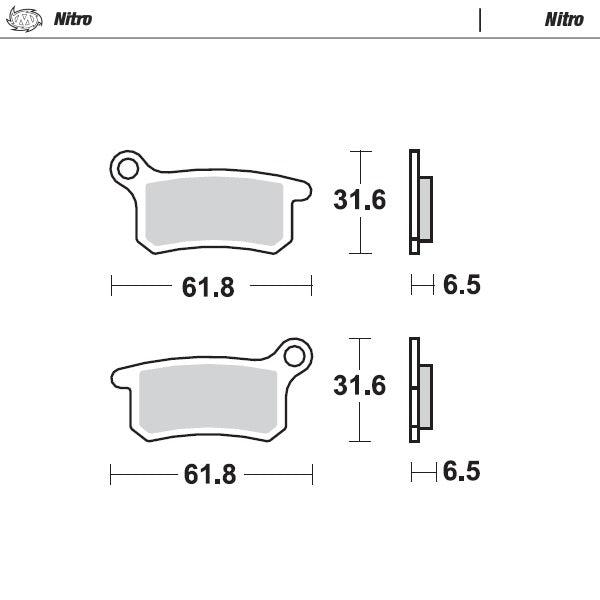 Moto-Master Nitro 94621 Brake Pads