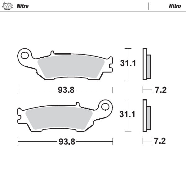 Moto-Master Nitro 94921 Brake Pads
