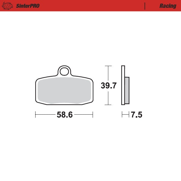 Moto-Master Racing 97411 SinterPRO Brake Pads